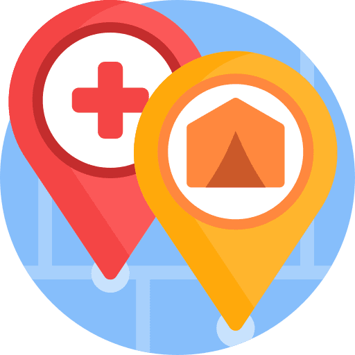 Charity map charity maps and location icon Charity map charity maps and location icon
