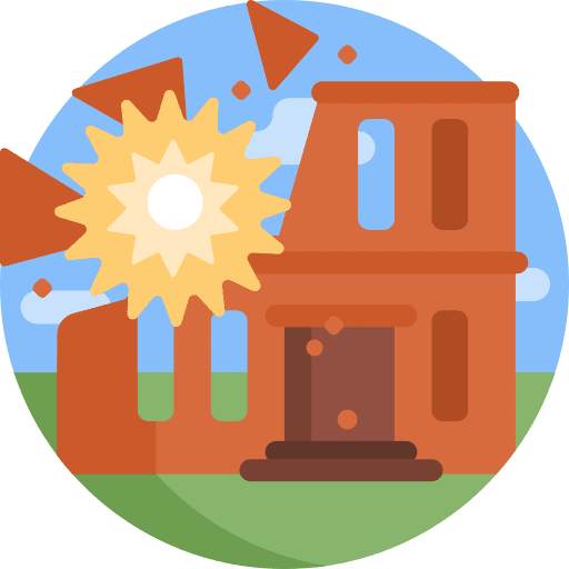 Explosion bomb war architecture icon Explosion bomb war architecture icon
