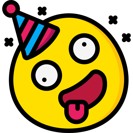 Silly party crazy silly icon