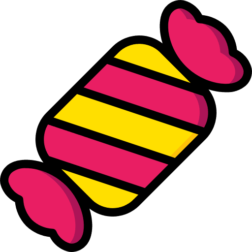 Sweet food sweet wrapper icon
