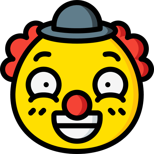 Clown clown smile hair icon