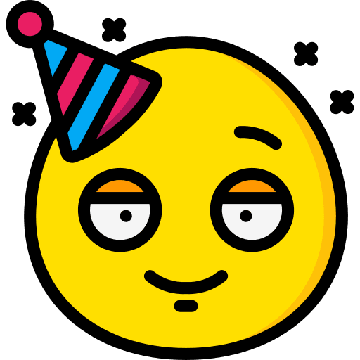 Drunk sleepy smileys tired icon