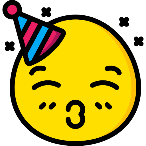 Kiss kiss love emotion icon