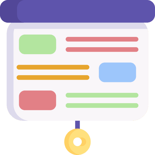 Presentation explain lecture training icon