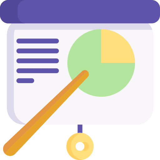 Presentation screen presentation business and finance icon
