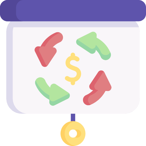 Presentation presentation dollar money icon