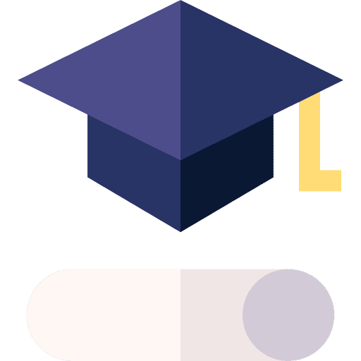 Graduation cap graduate graduation cap mortarboard icon