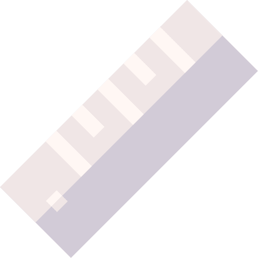 Ruler stationery ruler art and design icon