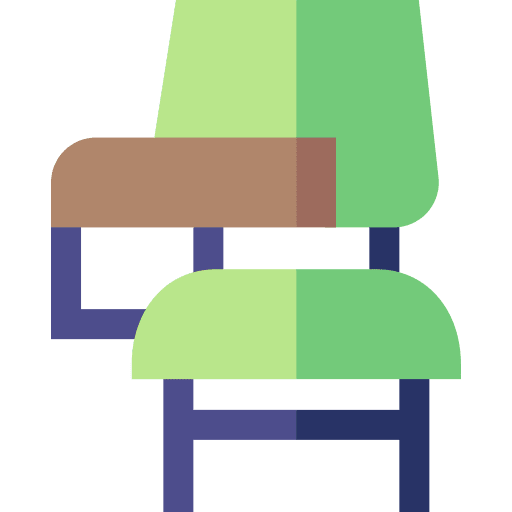 Chair seat chair education icon Chair seat chair education icon