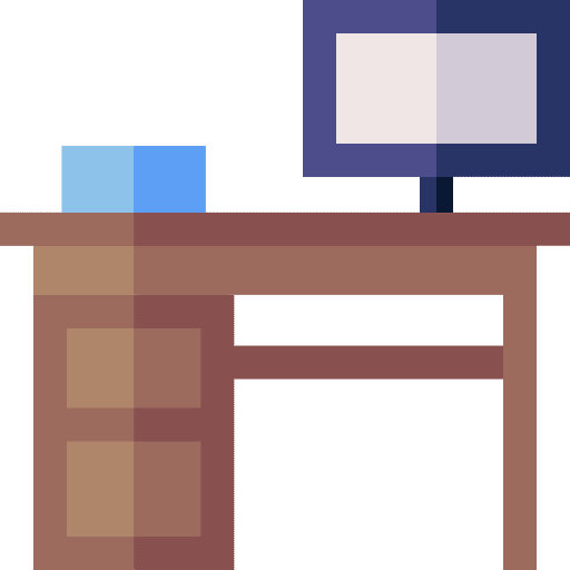 Desk desktop workbench furniture icon Desk desktop workbench furniture icon