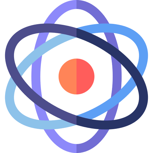 Science physics atomic atom icon Science physics atomic atom icon