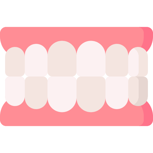 Teeth bite dentist mouth icon
