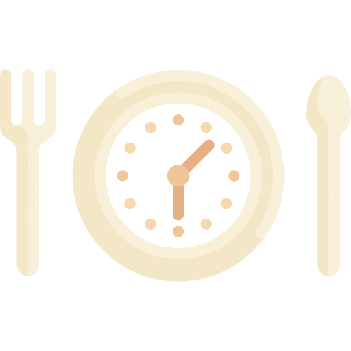 Time to eat fork time time and date icon Time to eat fork time time and date icon