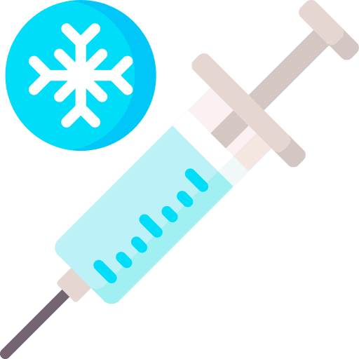 Anesthesia syringe drug injection icon Anesthesia syringe drug injection icon