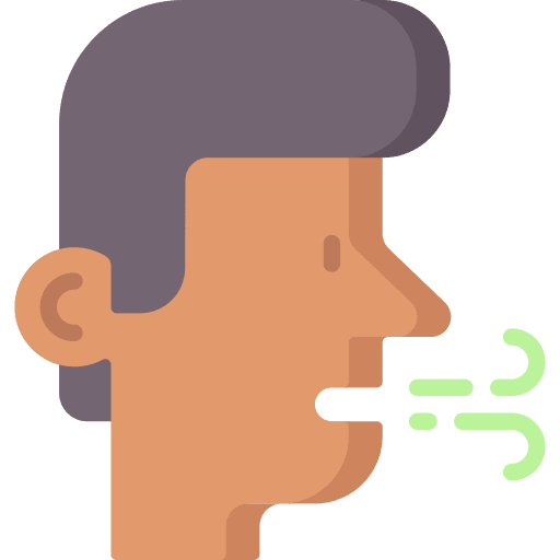 Bad breath avatar user smell icon Bad breath avatar user smell icon