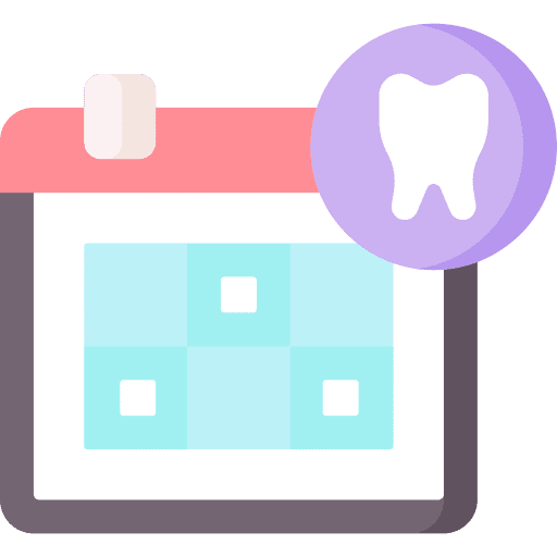 Calendar time and date calendar tooth icon Calendar time and date calendar tooth icon