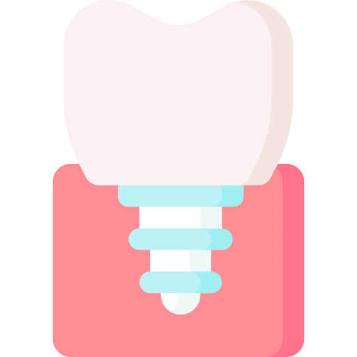 Dental implant prosthesis dental care tooth icon Dental implant prosthesis dental care tooth icon