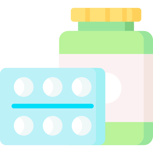 Medicine jar pharmacy blister icon Medicine jar pharmacy blister icon