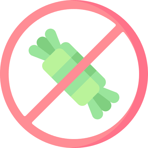 No sweet healthcare prohibition signaling icon No sweet healthcare prohibition signaling icon