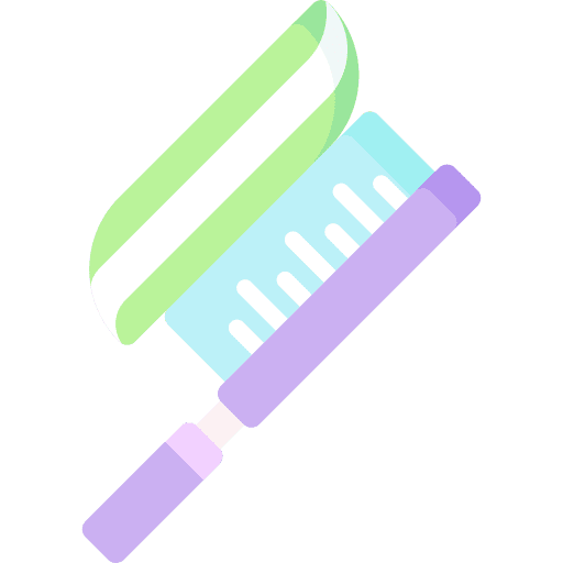 Toothpaste toothbrush dental care hygienic icon Toothpaste toothbrush dental care hygienic icon