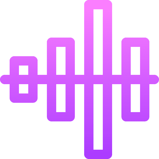 Audio waves audio waves control voice icon