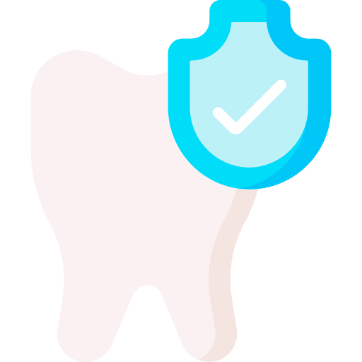 Dental care dentist healthcare and medical security icon Dental care dentist healthcare and medical security icon