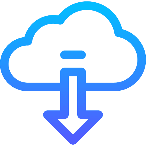 Download data multimedia storage icon Download data multimedia storage icon