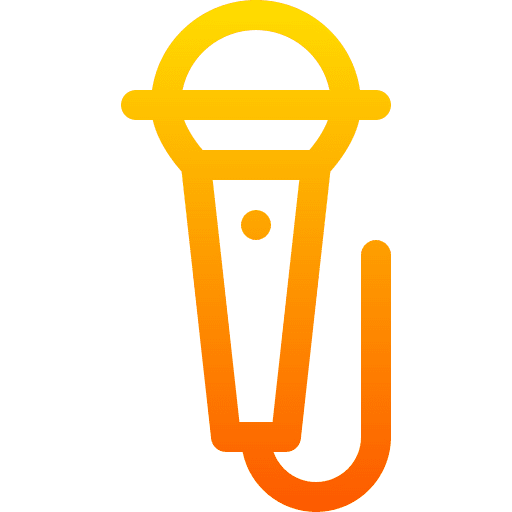Microphone voice recording radio ui icon