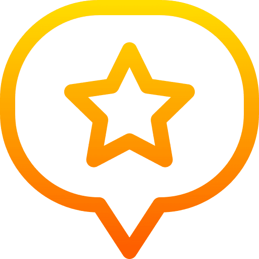 Rating conversation rating feedback icon