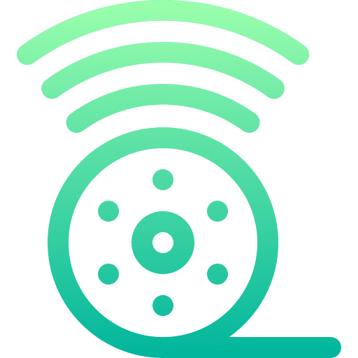 Podcast movies film reel wifi icon Podcast movies film reel wifi icon