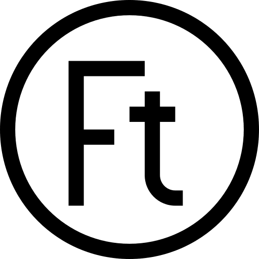 Forint forint currency symbol hungary icon