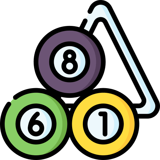 Billiard snooker sports balls icon