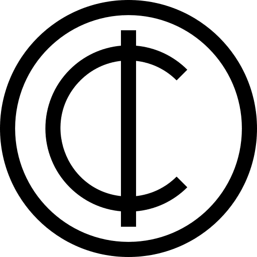 Cedis logo currency exchange coin icon