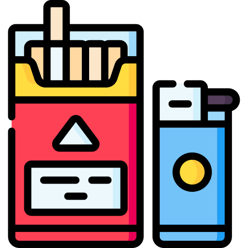 Cigarette tobacco cigarette unhealthy icon