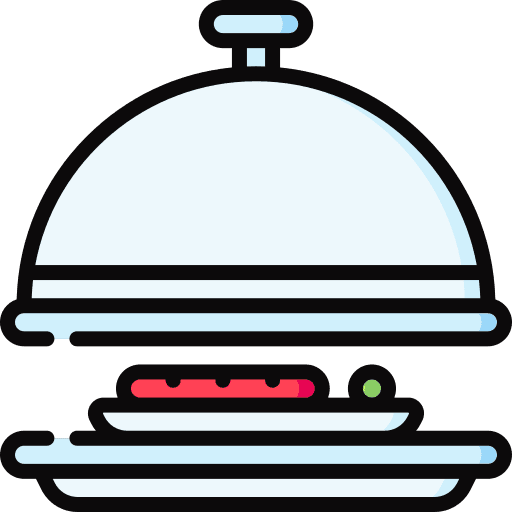 Food tray restaurant food service food tray icon