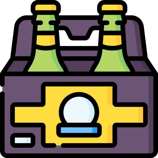 Beer box drink container beverage icon Beer box drink container beverage icon