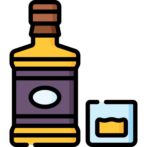 Whiskey beverage food and restaurant alcohol icon Whiskey beverage food and restaurant alcohol icon