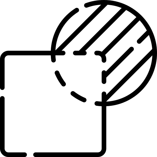 Intersect union intersection scheme icon Intersect union intersection scheme icon
