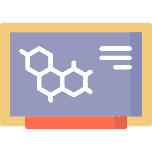 Blackboard report education presentation icon Blackboard report education presentation icon