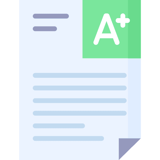 Exam clipboard grade review icon Exam clipboard grade review icon