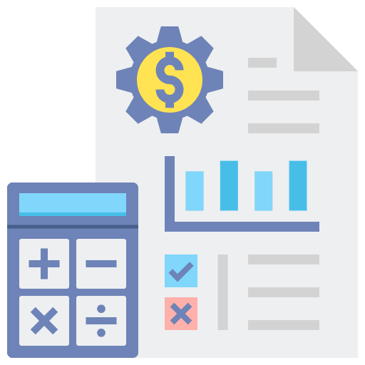 Project management payment business financial icon