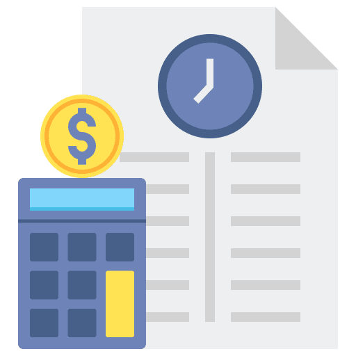 Accruals accruals dollar accounting icon