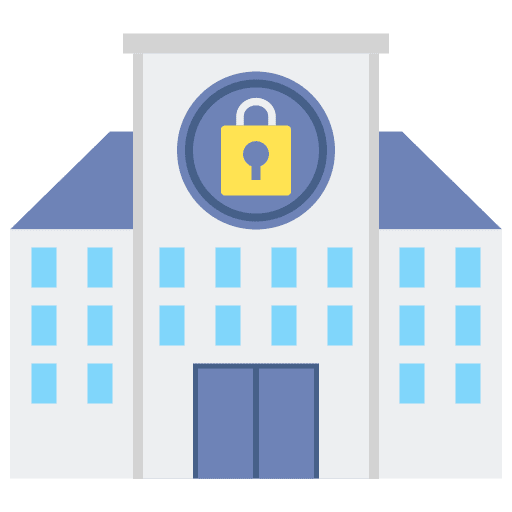 Company padlock firm company icon