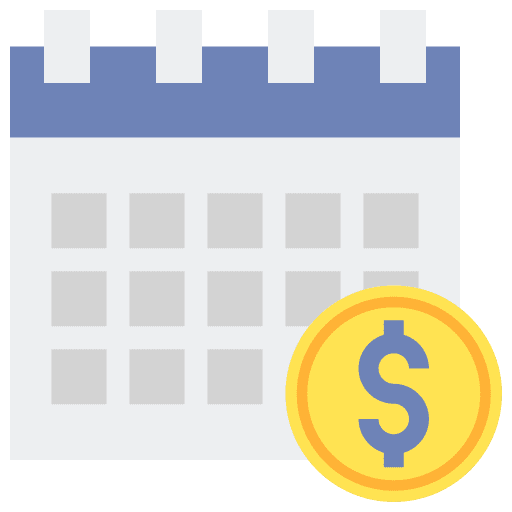 Yearly report year yearly report results icon