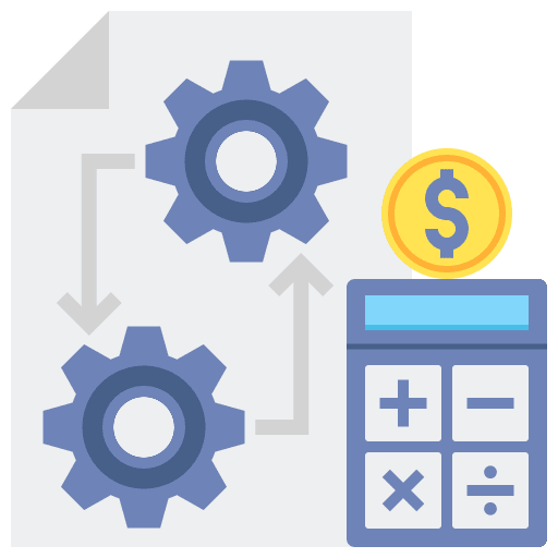 Accounting dollar administration financial icon
