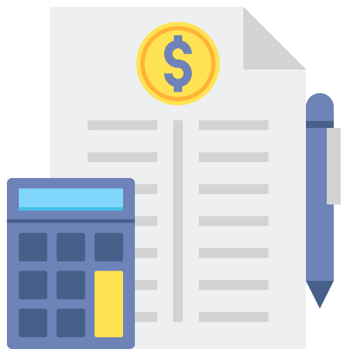 Accounting financial accounting business icon