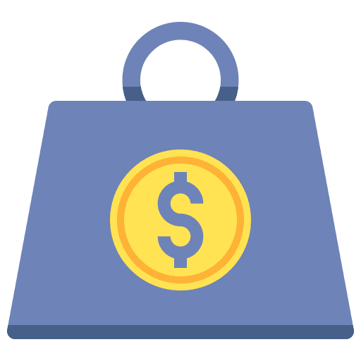 Debt asset loan banking icon