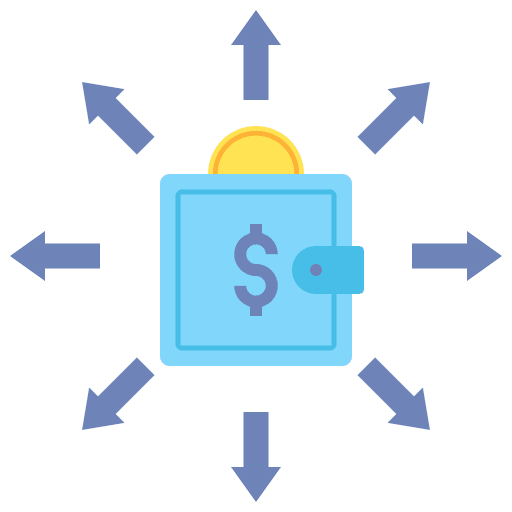 Expenses expenses banking accounting icon
