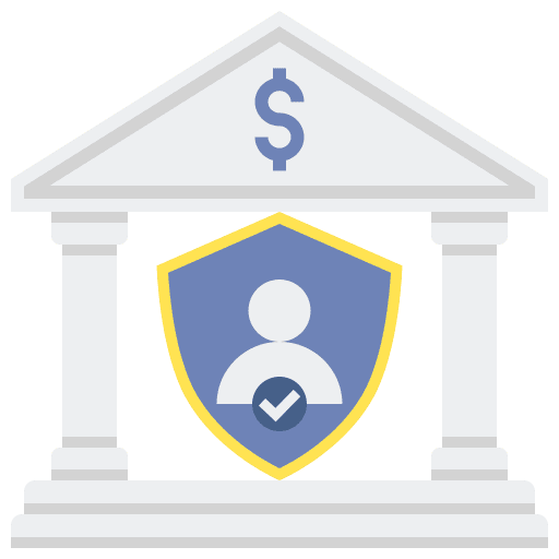 Personal banking bank business and finance personal banking icon