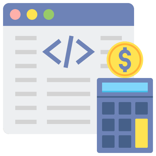 Software marketing professions and jobs accounting icon
